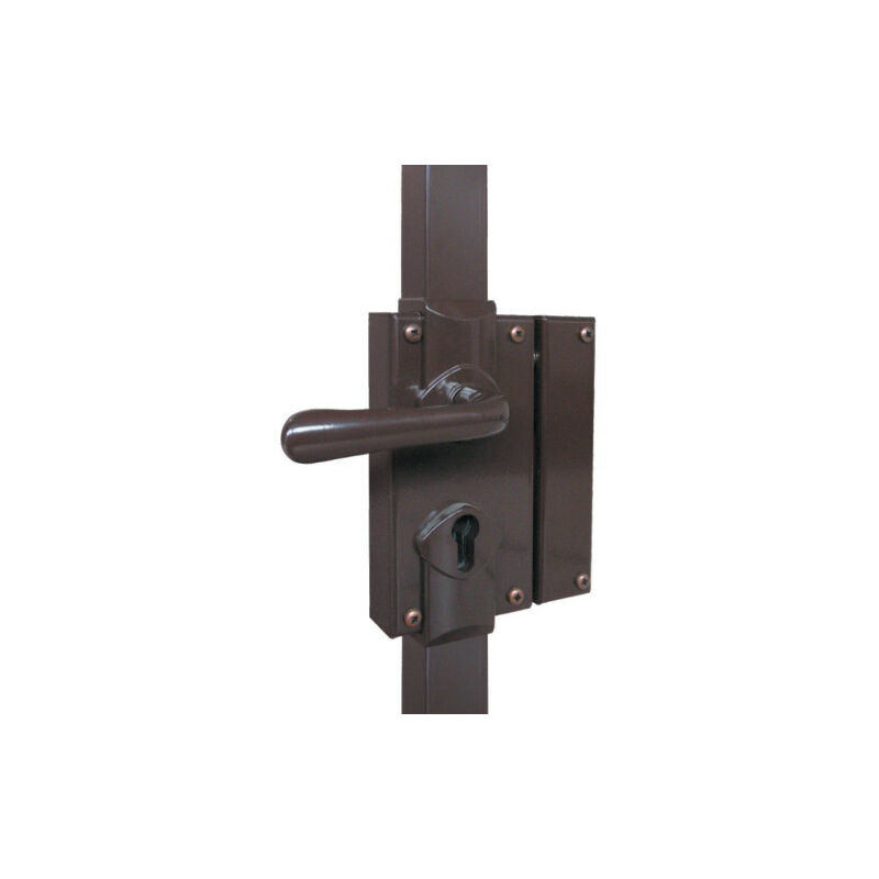 Mul-t-lock - Serrure en applique vertical HB3 Marron 70 Verticale 50 Marron 70 a Fouillot Pêne