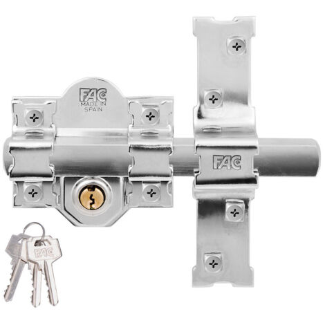 Serrure 301-L/80 Nickel F01108 Fac - FAC