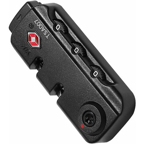 OUYIDA Serrure à bagages serrure de voyage serrure à bagages tsa007 fermeture à glissière fermeture à glissière serrure à bagages à 3 Chiffres