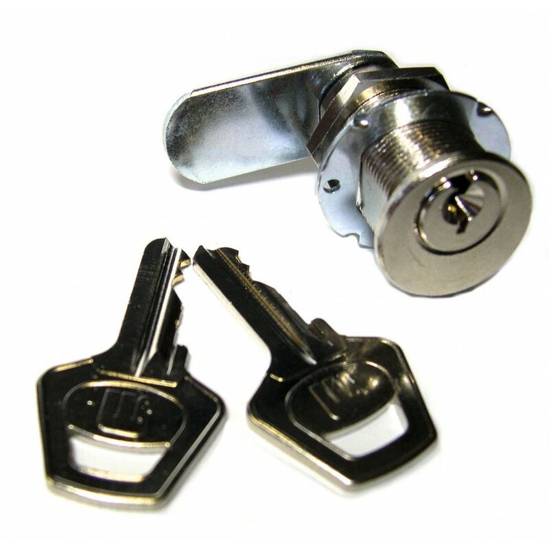 Serrure à batteuse réglable chromée perçage 20mm Strauss Vonderweidt