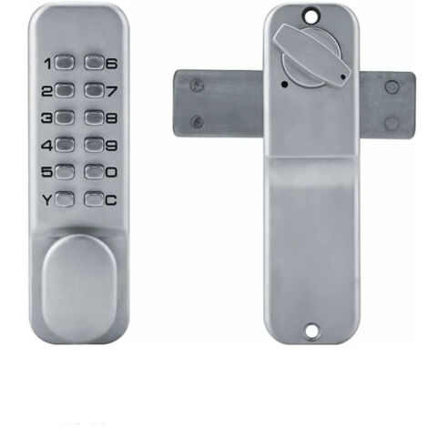 Serrure à code mécanique en alliage de zinc – Verrouillage de porte 10-65 mm – Capacité de code 1 à 11 chiffres – Installation facile