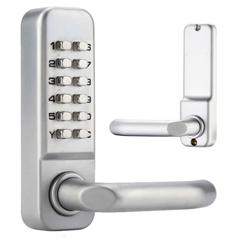 Roleader - Serrure à code mécanique étanche à combinaison de 1 à 11 chiffres, mot de passe, serrure à code de sécurité, serrure mécanique sans clé