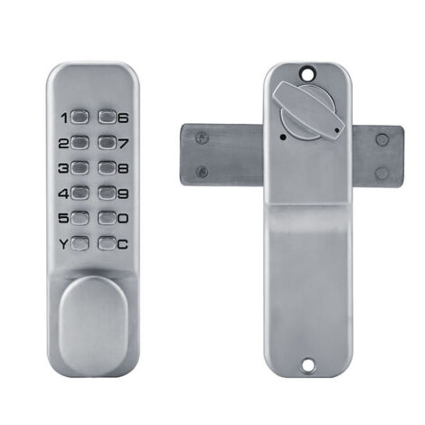 Serrure à code mécanique étanche, combinaison de code à 1 à 11 chiffres Mot de passe de sécurité Serrure codée Serrure de porte à combinaison mécanique sans clé pour porte de bureau en b