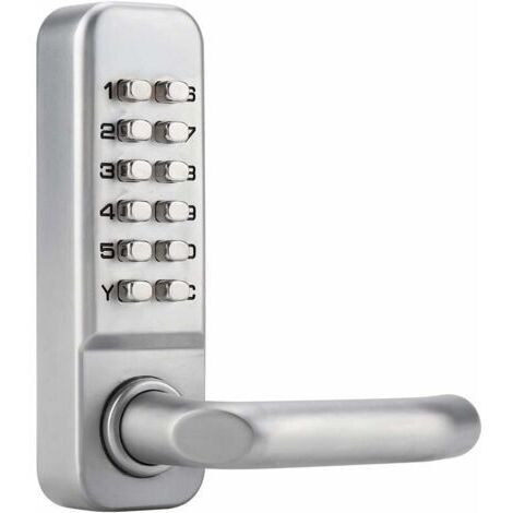 Serrure à code mécanique étanche, combinaison de code à 1 à 11 chiffres Mot de passe de sécurité Serrure codée Serrure de porte à combinaison mécanique sans clé pour porte de bureau en bois