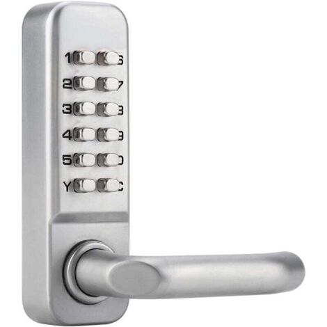 Serrure à code mécanique étanche, combinaison de code à 1 à 11 chiffres Mot de passe de sécurité Serrure codée Serrure de porte à combinaison mécanique sans clé pour porte de bureau en bois