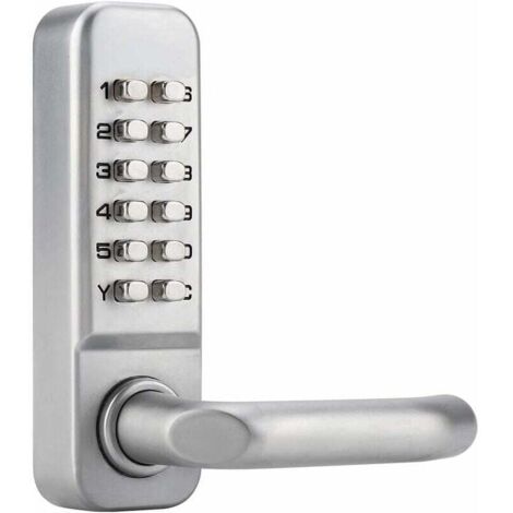 Serrure à code mécanique étanche, combinaison de code de 1 à 11 chiffres, mot de passe de sécurité, serrure codée, serrure à combinaison mécanique sans clé pour portes de bureau en