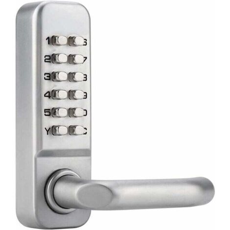 Serrure à code mécanique étanche, combinaison de code de 1 à 11 chiffres, mot de passe de sécurité, serrure codée, serrure à combinaison mécanique sans clé pour portes de bureau en
