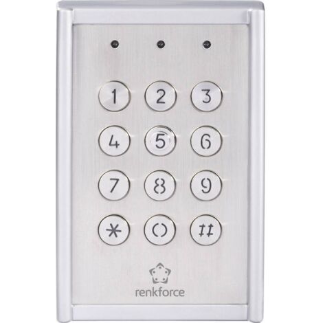 Serrure à code Renkforce 751624 montage apparent (en saillie) IP65 avec clavier éclairé