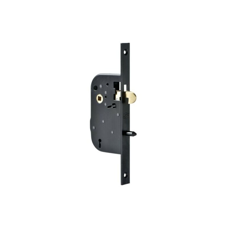 Serrure 4 gorges à mentonnet JPM MULTIBAT Noir 20 mm 50 70 A Fouillot Sans Clé L A crochet
