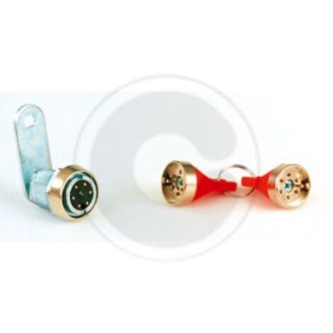 serrure A cylindre avec 2 clA s jack avec goupilles 20x22 millimA tre