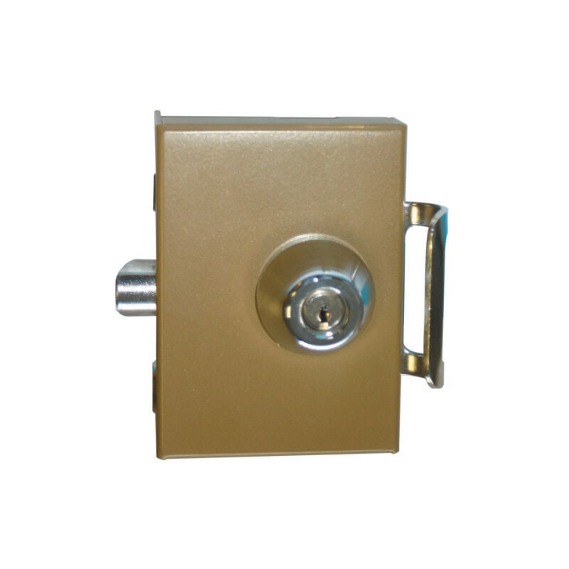 Serrure à cylindre kaba Jaune/Doré Gauche