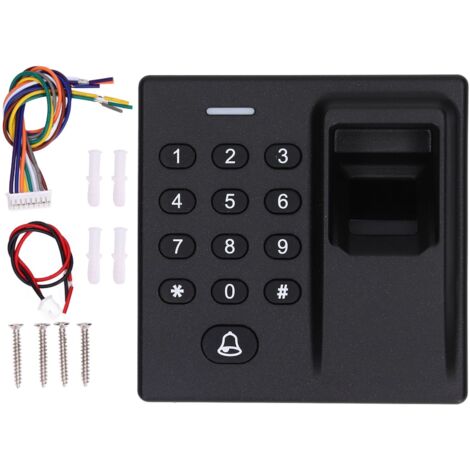 Serrure à empreinte digitale programmable USB ABS pour bureau et maison, alimentation 12V DC