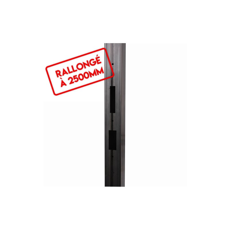 Tube pour gâche de réception 40x40mm en version 2M50 - DECO FER FORGE