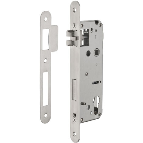 Thirard – Serrure monopoint encastrée INTELOCK 45mm axe 85mm – Pêne éjectable en acier inoxydable – Tétière en inox durable