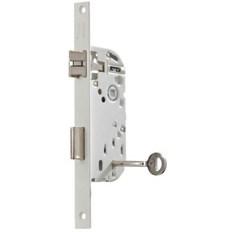 Serrure à encastrer monopoint axe 40 pêne dormant demi-tour R226 bouts carrés - VACHETTE ASSA ABLOY Droite 40 70 Sans 135
