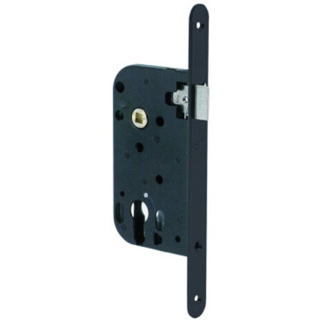 Serrure à encastrer monopoint axe 50 pêne demi-tour HOTEL MULTIBAT bouts ronds - JPM 50 70 A Fouillot 136