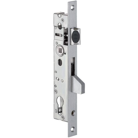 Serrure à encastrer monopoint série 2360 - STREMLER Argent 45               30                                                                                      45