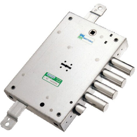 Serrure à larder double panneton à 3 points A2P pour porte blindé droite MOTTURA 52571DR28H