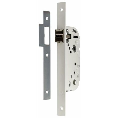 Serrure à larder pêne demi-tour axe 40 mm - Têtière bouts carrés main gauche - D 22 - ASSA ABLOY FRANCE VACHETTE