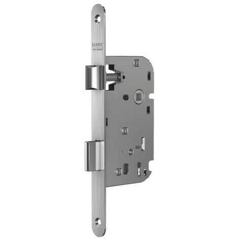 Serrure à larder réversible 719 – Axe 50 mm – Clé L – Résistante à la corrosion – Pour portes droite/gauche – Marquessa