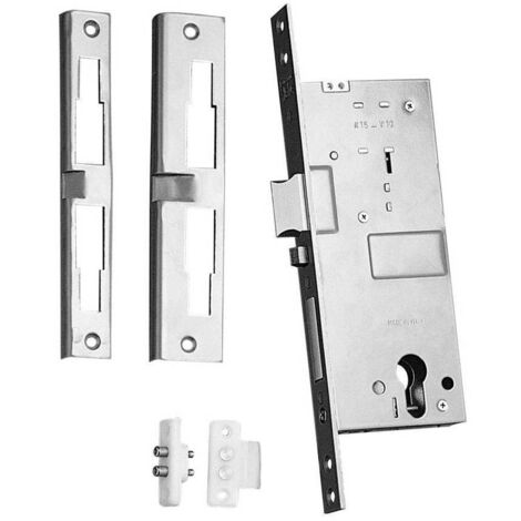 Serrure A lectrique Yale pour bois 89 x 183 mm boA te 60 mm double pA ne avec loquet de retour automatique