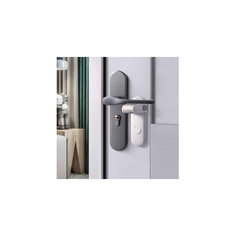 Sunxury - Serrure à levier de porte à l'épreuve des enfants, serrure de poignée de porte de sécurité pour bébé, facile à installer et à utiliser