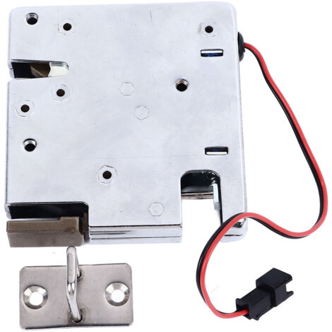 Serrure à loquet électrique, armoire de commande électromagnétique, casier de porte, tiroir à ressort solénoïde 12V avec interrupteur de détecteur