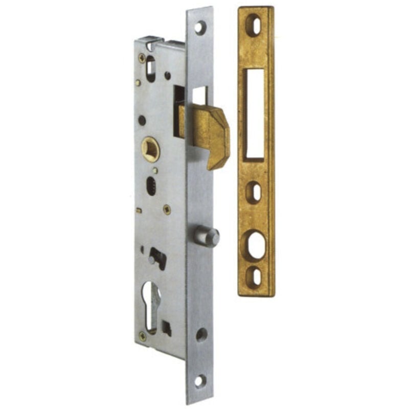 Serrure monopoint à larder Série 2565 pêne à mentonnet coffre 41mm - STREMLER - 2565.41.0