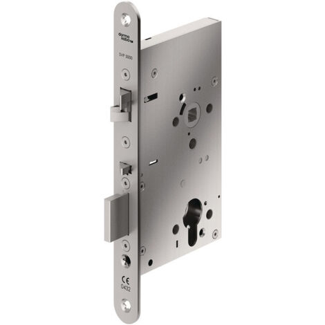 Serrure à mortaise anti-panique SVP 5xxx Fkt.E rd 20/65/74/9mm DIN re.VA DORMAKABA