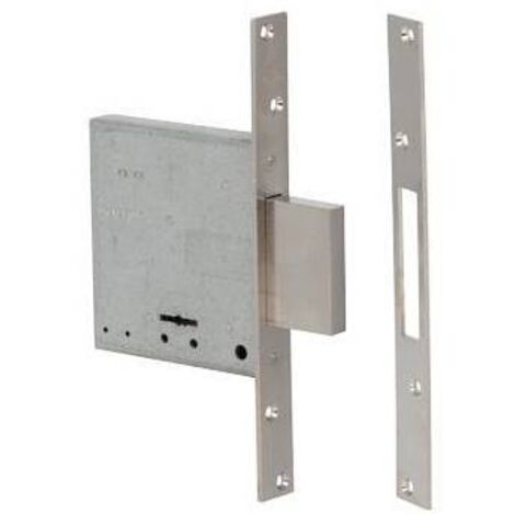 Serrure à mortaiser à double panneton avec 4 pênes pour châssis en bois CISA 57010 - entrée 60 mm