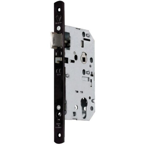 Serrure A Mortaiser D457classroom Cfpf - Droite -BOUTS Ronds - Noir