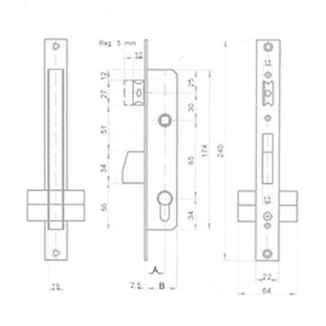 SERRURE A MORTAISER MET PICAP - 25