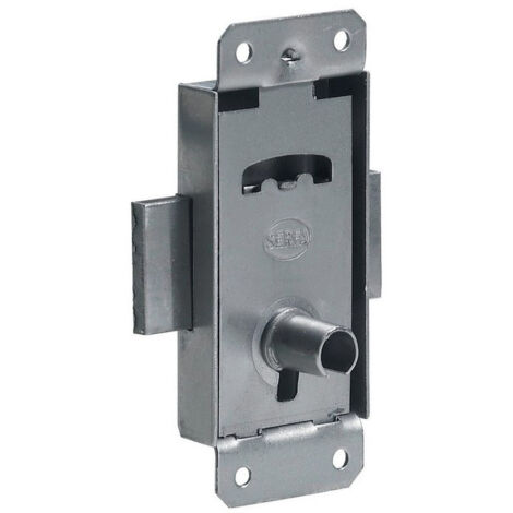 Serrure à pattes axe 25 mm finition fer ajustage S45 sans clé DEVISMES 12252 003