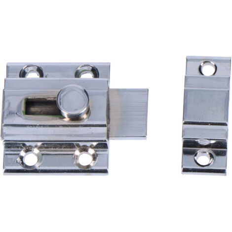 Serrure à Poussoir En Laiton Nickel 25mm