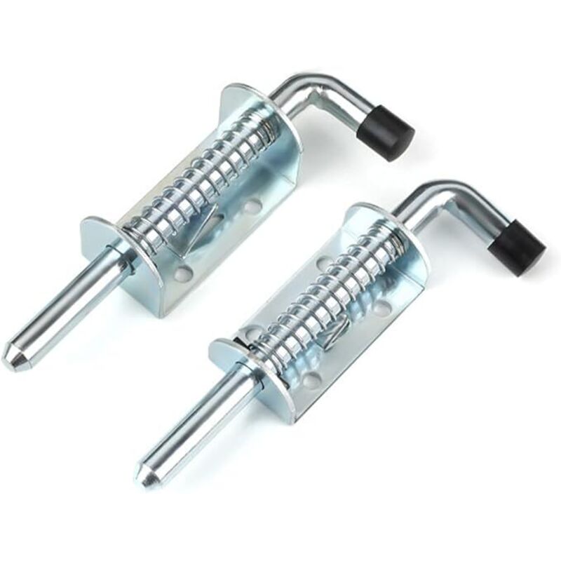 Serrure à ressort, serrure à ressort, serrure à boulon, boulon à ressort, pour porte, porte de garage, porte de grange, pour assurer la sécurité de