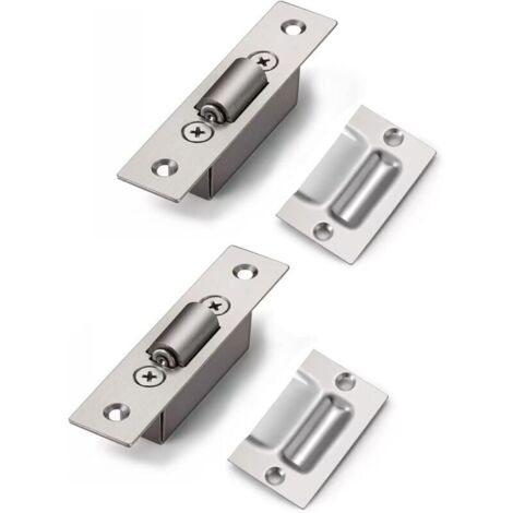 Serrure à rouleau dissimulée en acier inoxydable de 20 mm pour meubles, cuisine, salle de bain et chambre à coucher