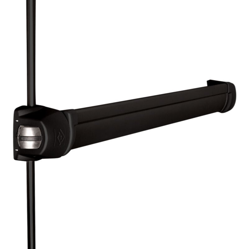 JPM - Serrure anti panique fluid 3 points lateraux 1200mm Couleur - Noir