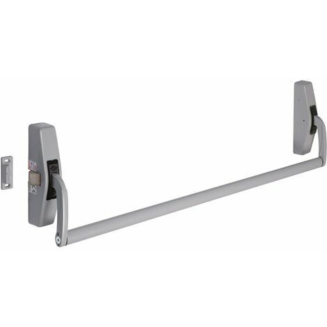 Serrure anti-panique Cross Bar 89 à 1 point - Argent - JPM