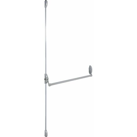 Serrure anti-panique - Exem - Cross Bar 3000 - 2 pts verticaux - 1 pt latéral - Argent