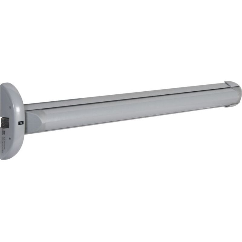 Exem - serrure anti-pannique push 1 pt argent