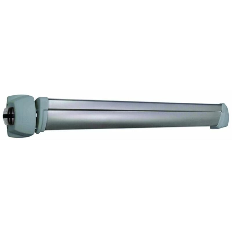 Barre antipanique fluid 1 point lateral en applique - 1 - argent - 835 mm JPM