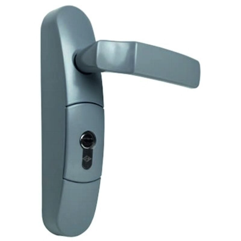 Module extérieur béquille débrayable p/cle pour antipanique EN5000 - argent - réversible JPM