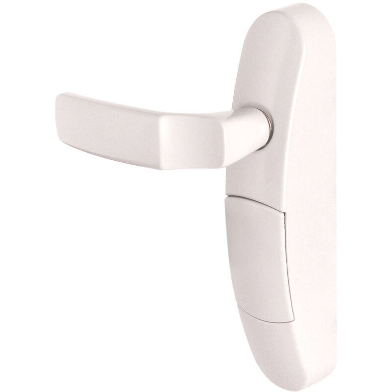 JPM - Poignee exterieure Bequille reversible debrayable non condamnable pour antipanique Couleur - Blanc