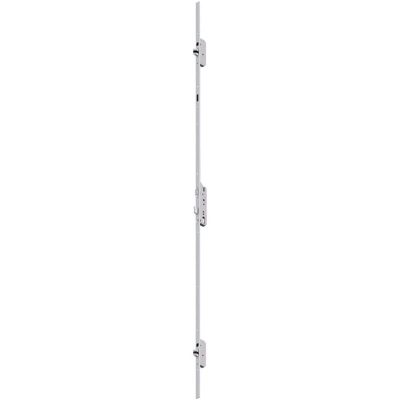 Serrure verrouillage multiple 833P Pêne automatique e PZ16/45/92/9mm F-St.argenté din Gauche/Droite