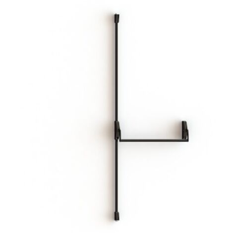 Serrure antipanique 89 Design 2 points haut et bas 950 mm noir - JPM