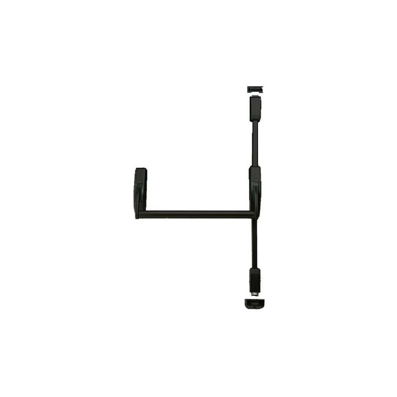 JPM - Serrure anti-panique 2 points cross bar 89 Noir 1200 Noir