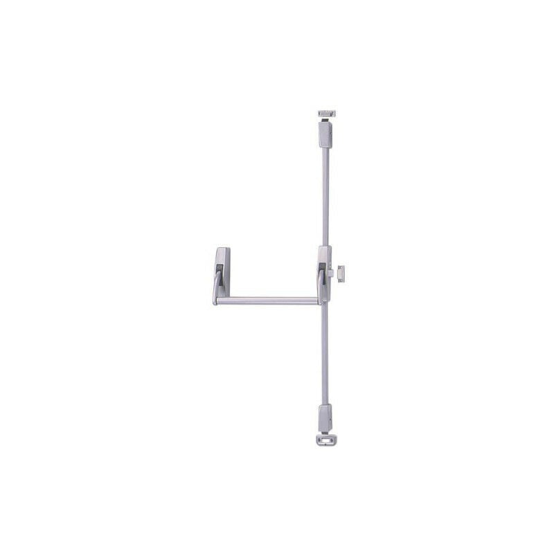 JPM - Serrure anti-panique 2 points cross bar 89 Argent 1200 Argent
