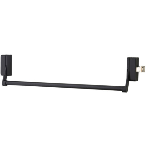 Serrure antipanique D-CROSS 1 point latéral noir 1150mm - THIRARD
