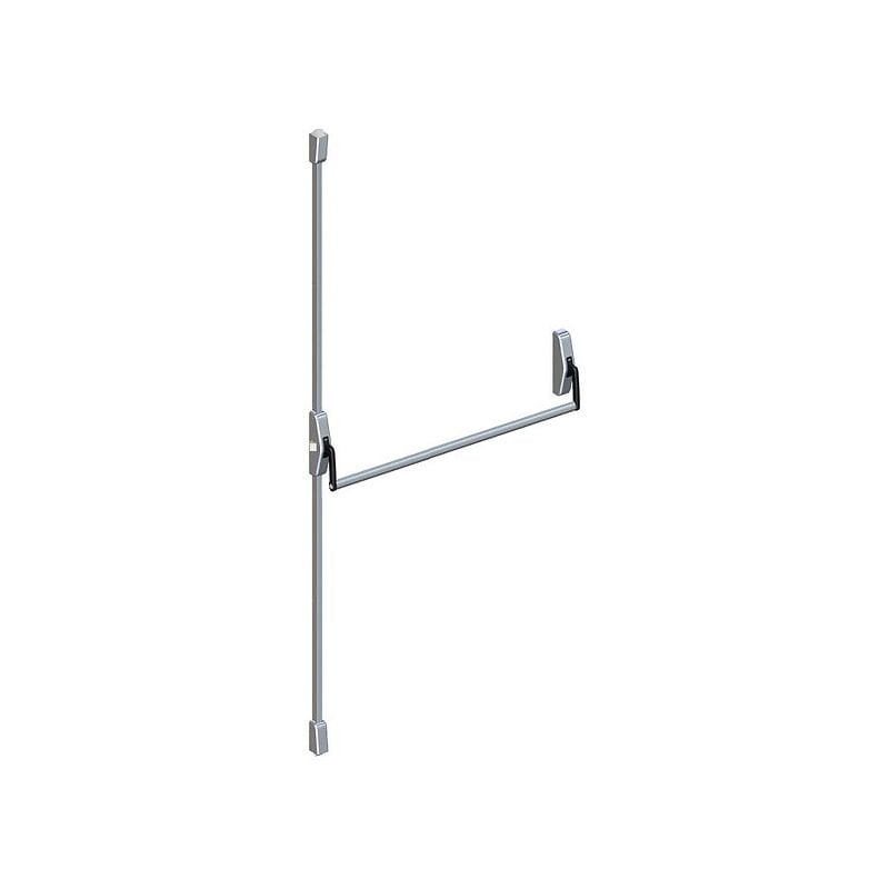 Serrure antipanique série 89 Design 3 points haut, bas et latéral ral 9005 JPM