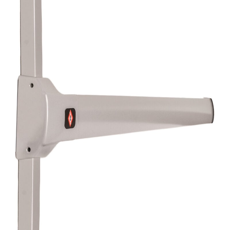 JPM - Serrure anti panique pushbar 90 1 a 3 points 845 mm Couleur - Gris, Nombre de Points - 2 points